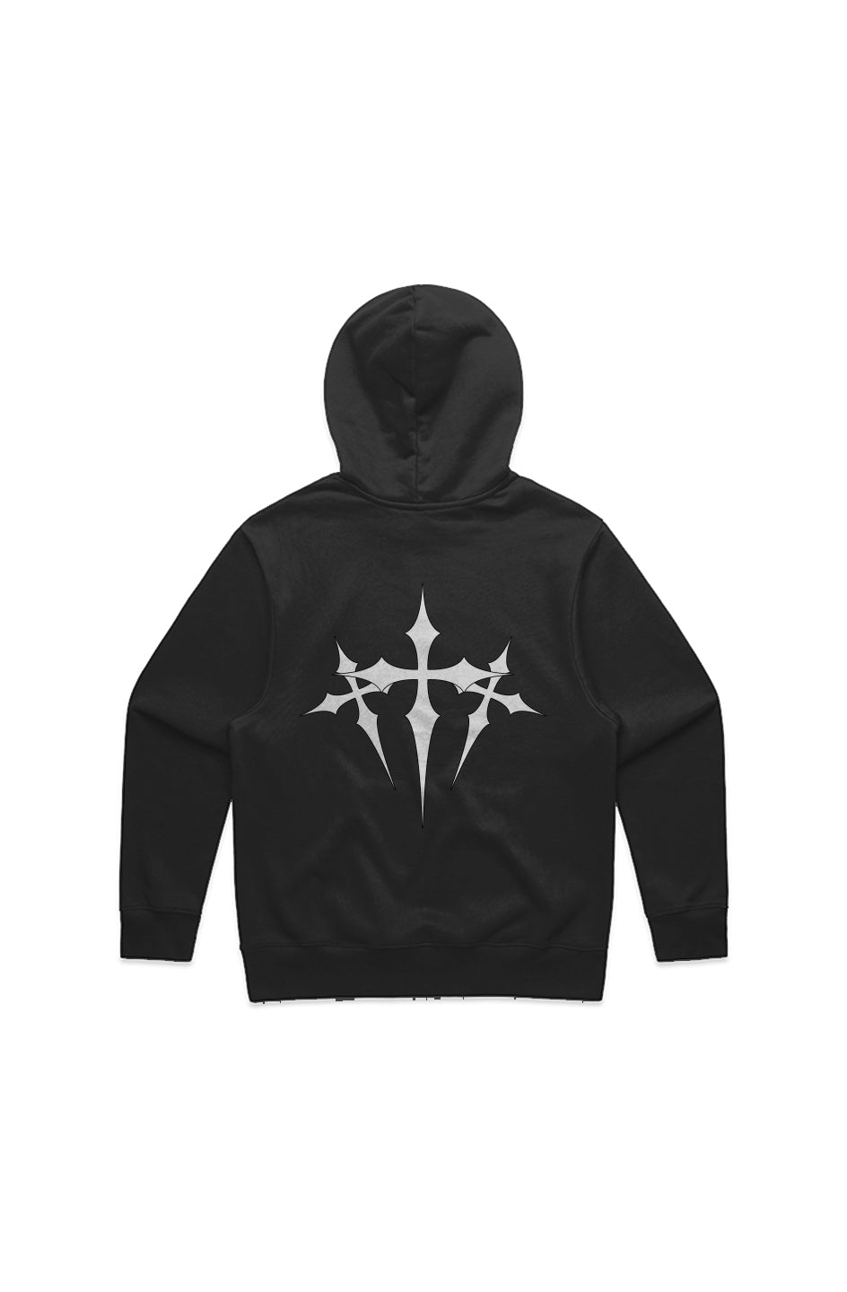 Verve Vigor premium heavy hoodie(black w/ white lo