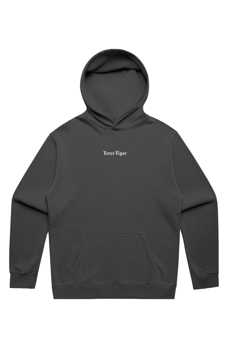 Verve Vigor Premium Embroidery faded hoodie