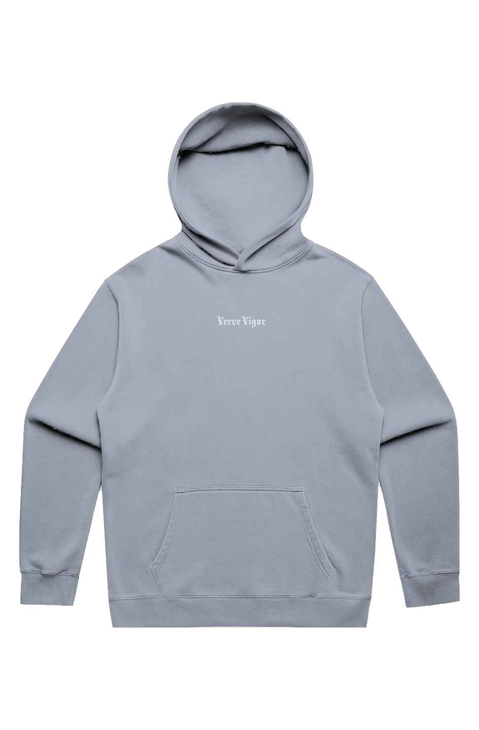 Verve Vigor Premium Embroidery faded hoodie