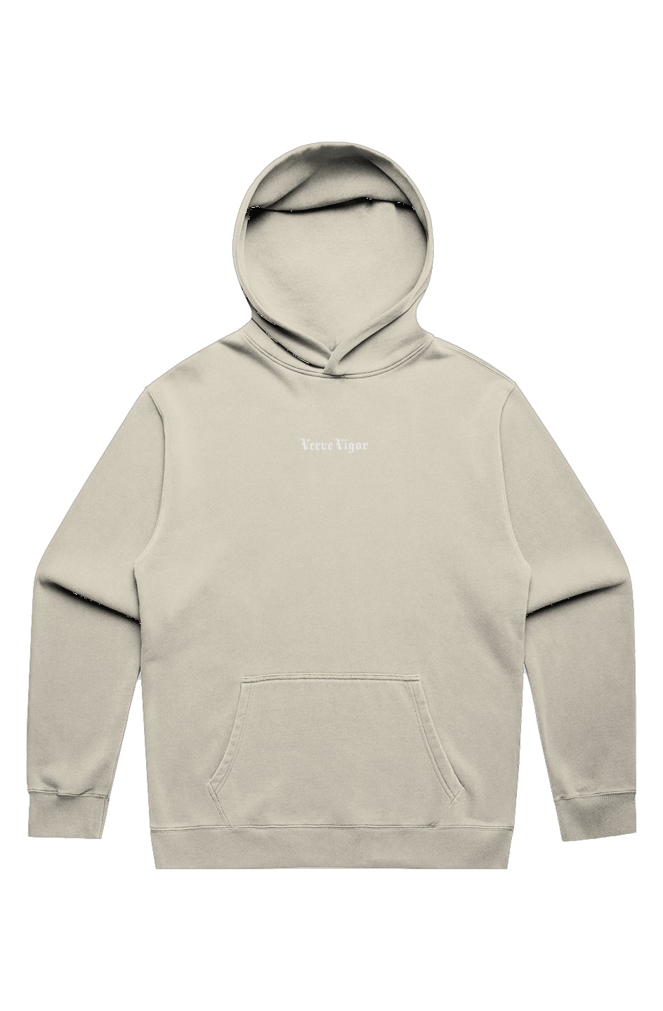 Verve Vigor Premium Embroidery faded hoodie