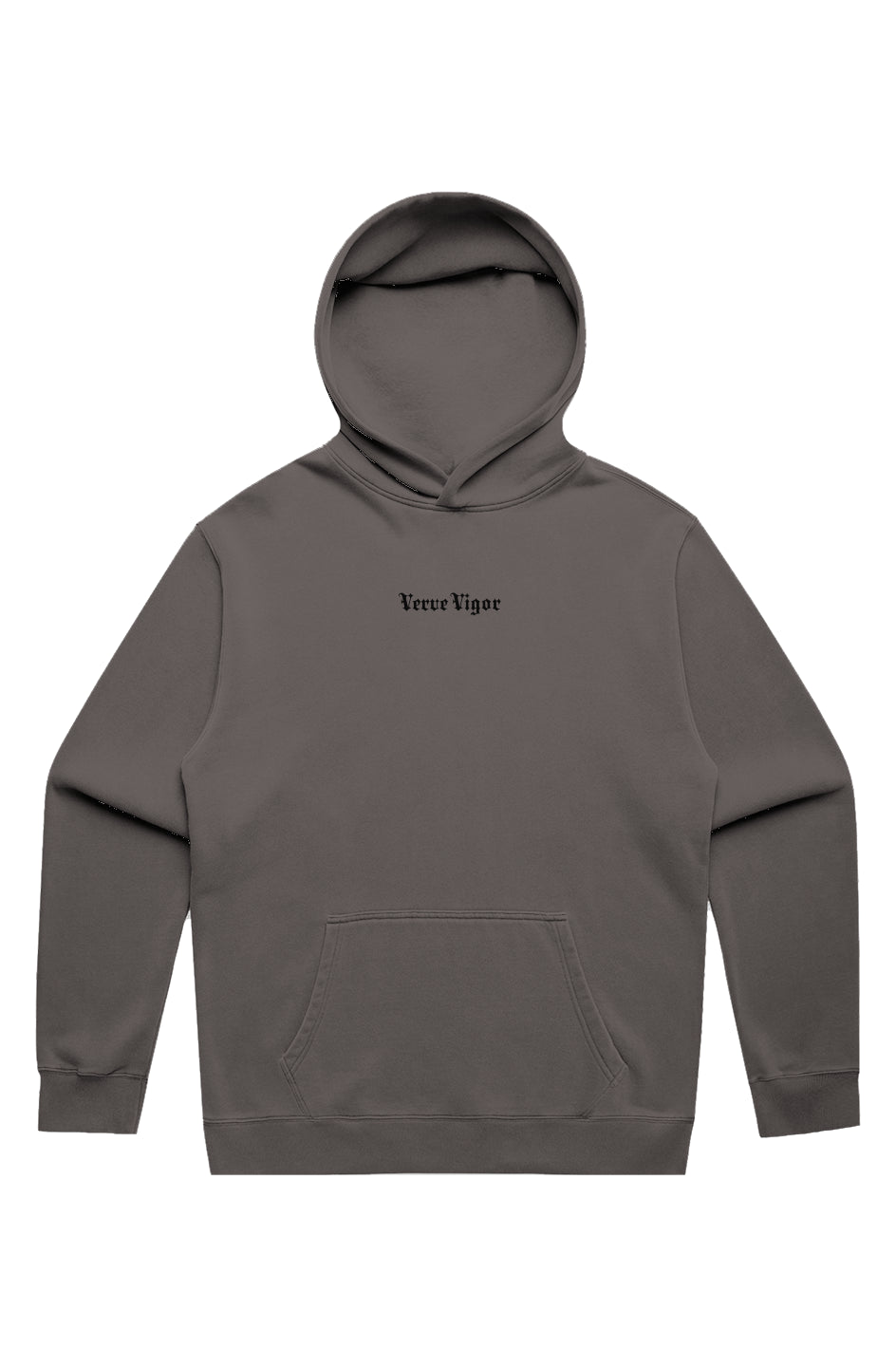Verve Vigor Premium Embroidery faded hoodie