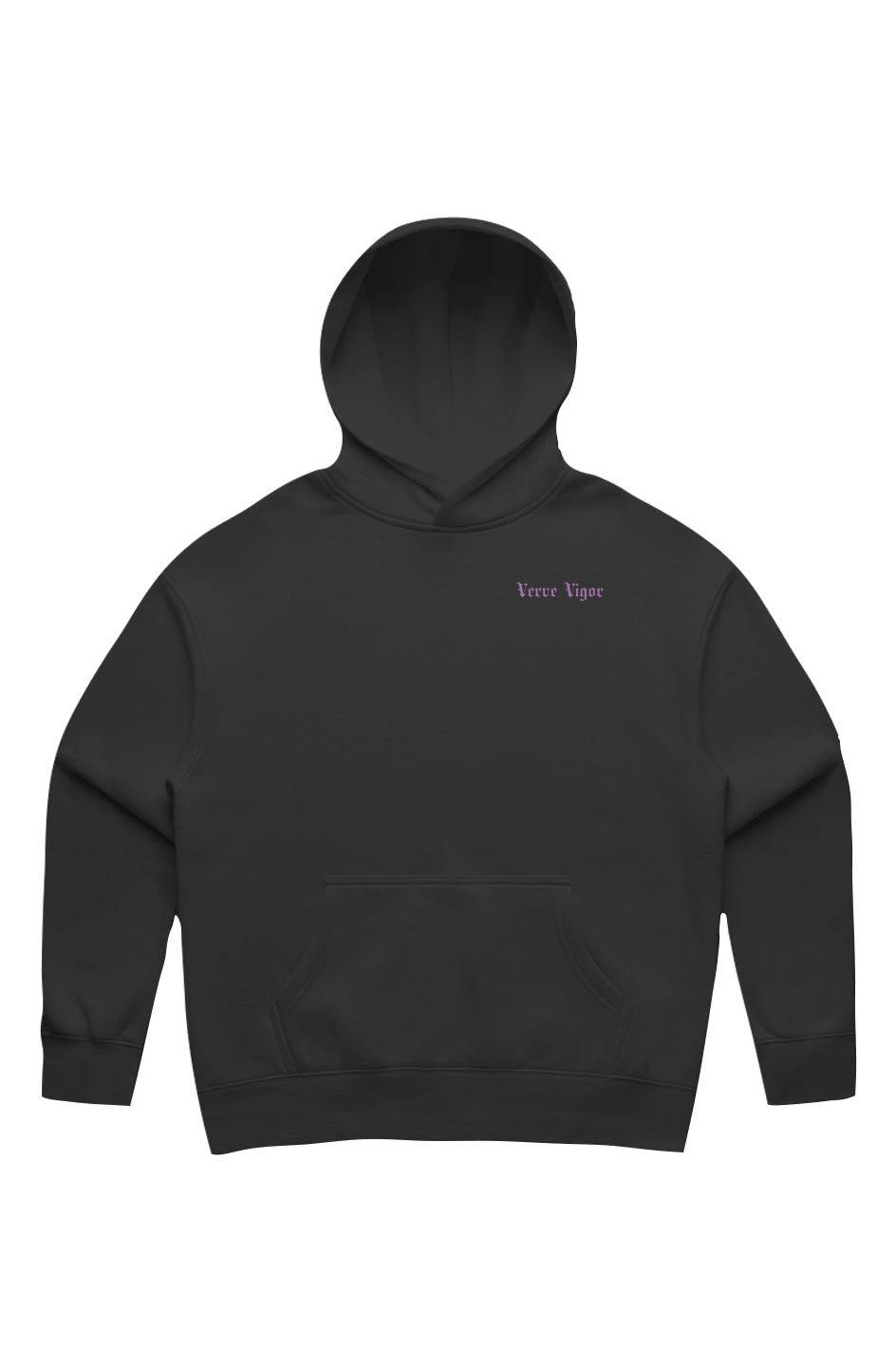 Verve Vigor Embroidery Relaxed Faded Hoodie