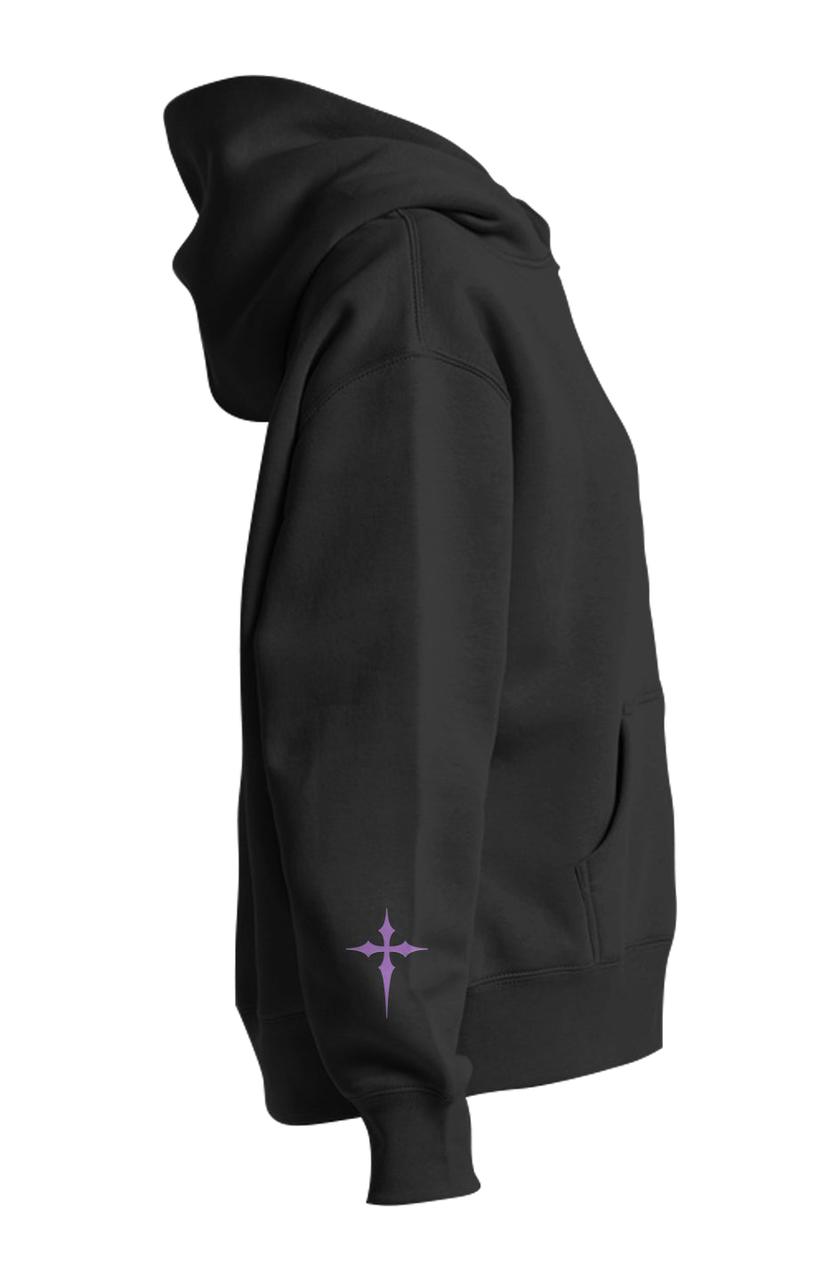 Verve Vigor Embroidery Relaxed Faded Hoodie