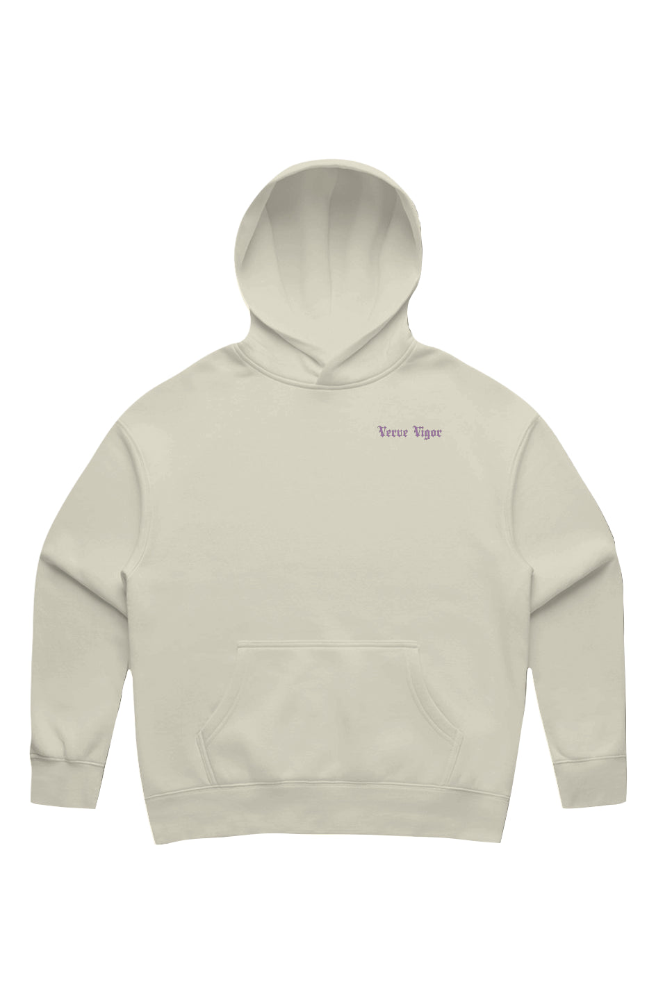 Verve Vigor Embroidery Relaxed Faded Hoodie
