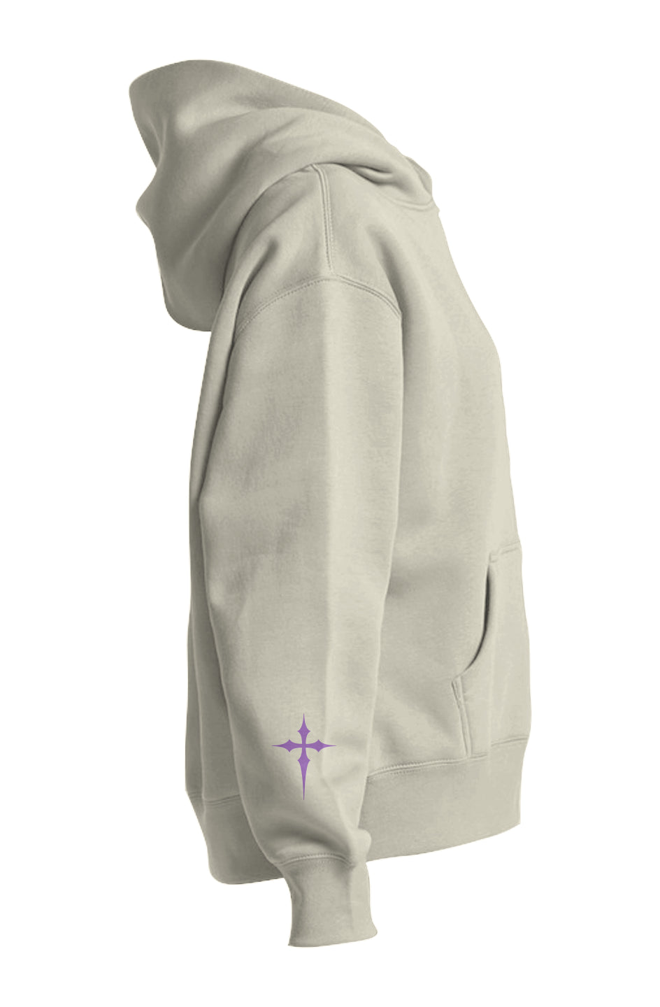 Verve Vigor Embroidery Relaxed Faded Hoodie