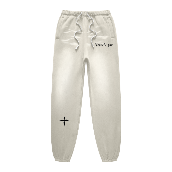 Verve Vigor Mens Monkey Washed Dyed Joggers