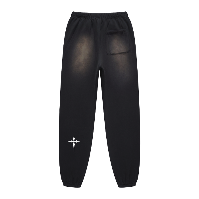Verve Vigor Mens Monkey Washed Dyed Joggers